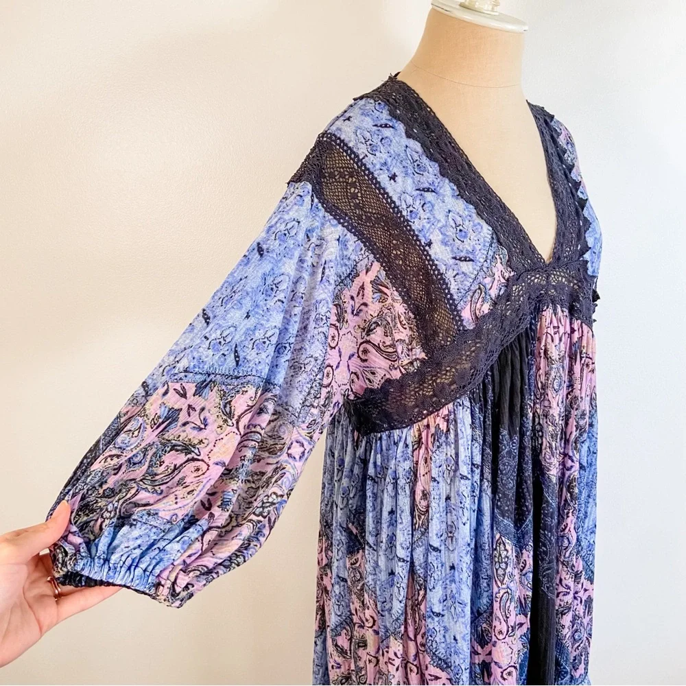 Free People Moon Child Lakeside Boho Tunic Dress - Picture 9 of 16